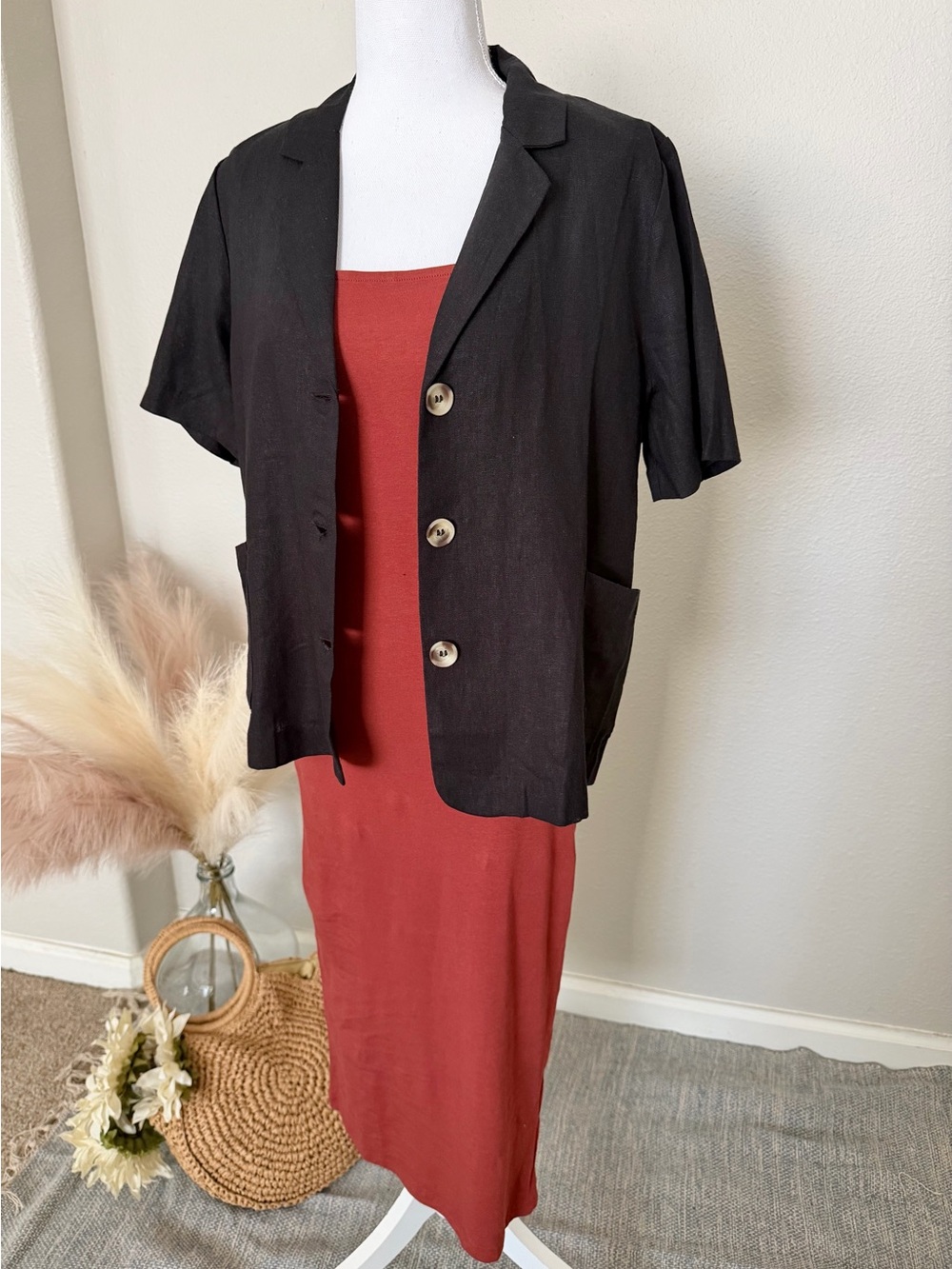 NEW Zenana - Women’s Square Neck Dress - Picture 5 of 12